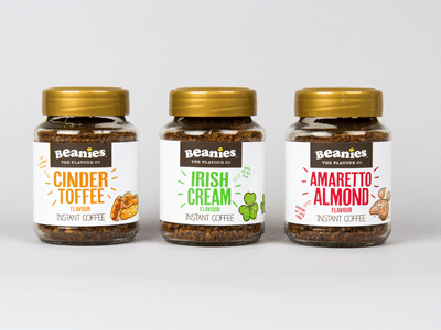 Beanies induction sealed coffee jars