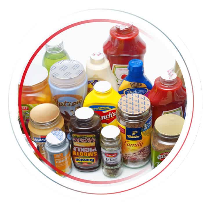 Selection of induction sealed products