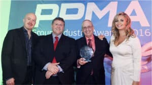 Richard receiving PPMA Award