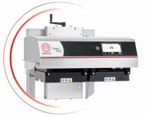 Super Seal Max induction cap sealer in red circle