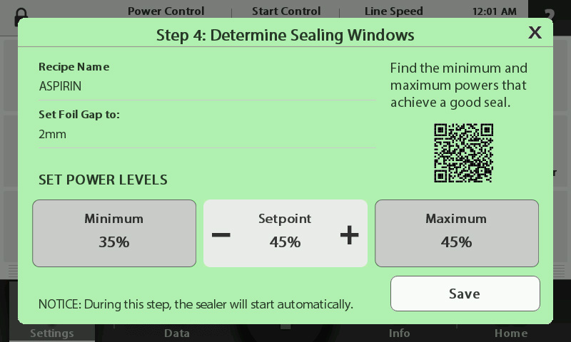 adaptive sealing screen